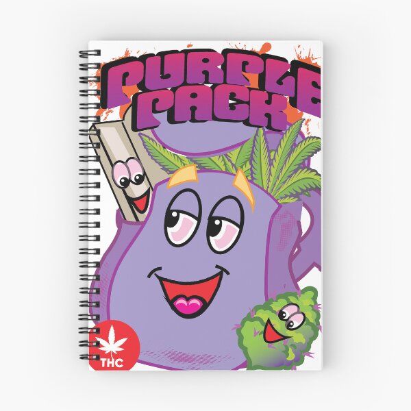 Item preview, Purple Packs cannabis label sticker designed and sold by kushcoast.