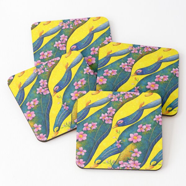 Item preview, Strange ducks swimming in yellow river designed and sold by YeKnot.