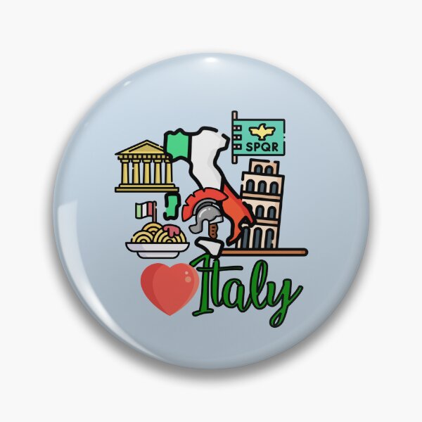 Item preview, Italy Symbols designed and sold by IdeasForFreedom.
