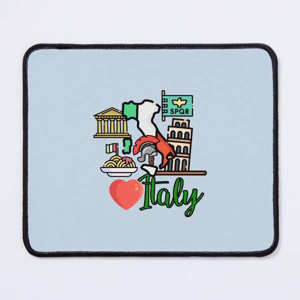 Item preview, Italy Symbols designed and sold by IdeasForFreedom.