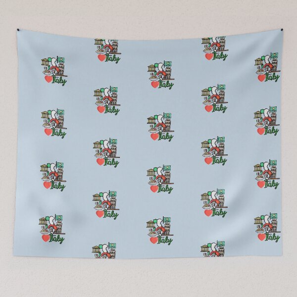 Item preview, Italy Symbols designed and sold by IdeasForFreedom.
