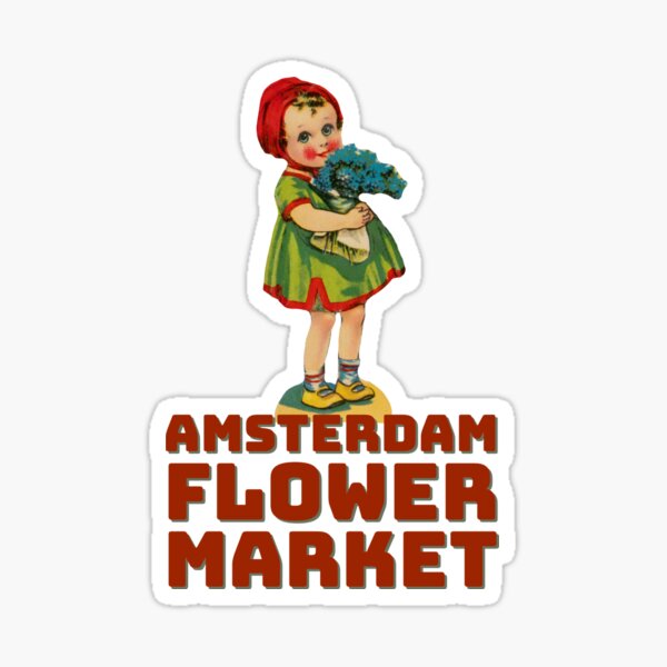 Item preview, Amsterdam flower market flowers style  designed and sold by Tropical Blood.