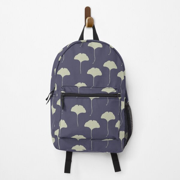 Artikelvorschau, Ginkgo-Blätter-Muster in Creme und Malve entworfen und verkauft von BirdsNatureArt.