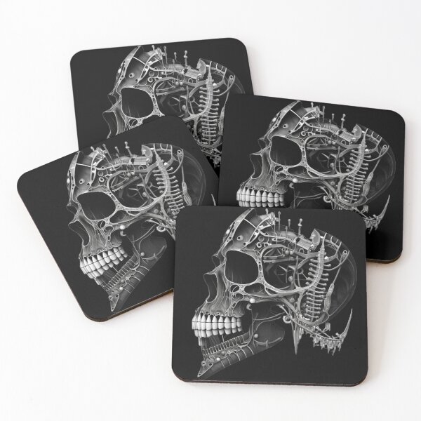 Item preview, MECHANICAL SKULL  designed and sold by yourGOLDENshop.