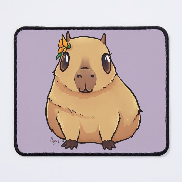 Item preview, cute capybara designed and sold by Listenes.