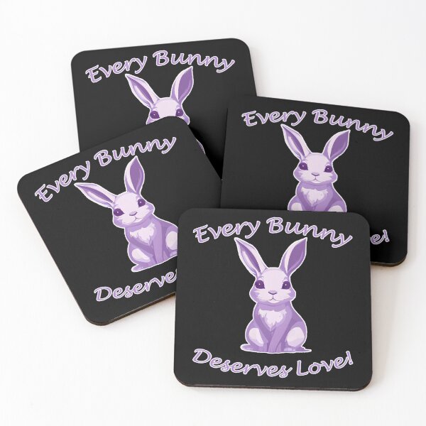 Item preview, Every Bunny Deserves Love - Purple designed and sold by LthrDaddyBear.