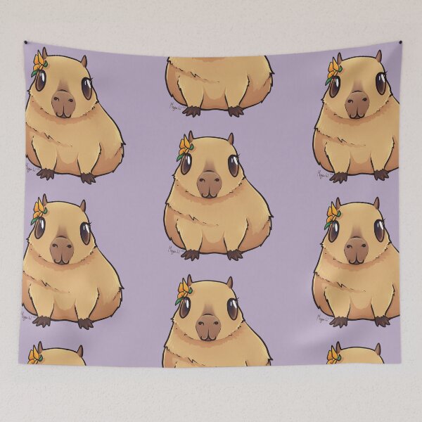 Item preview, cute capybara designed and sold by Listenes.