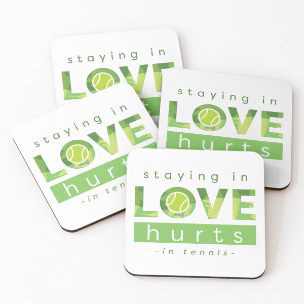 Item preview, Love Hurts, A Funny Tennis Concept designed and sold by iamKaye.
