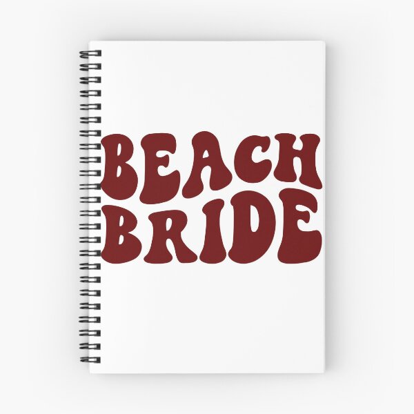 Item preview, Dark Red Beach Bride Tropical Beach Retro Bachelorette Party Favor and Gifts designed and sold by mysticblvd.