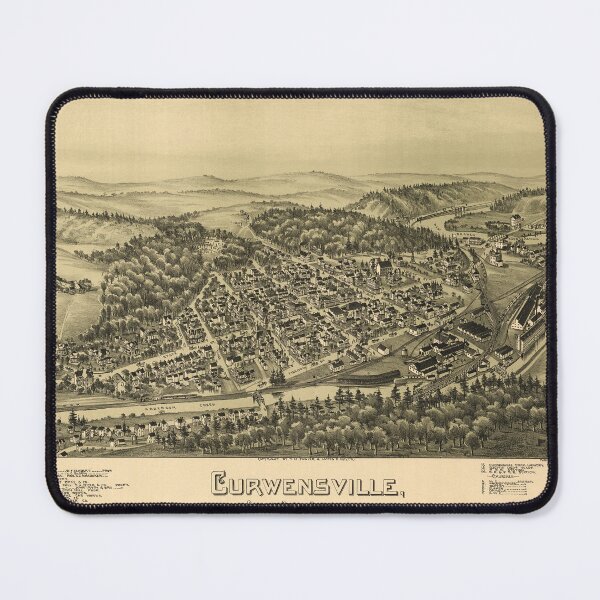 Item preview, Curwensville, Pennsylvania (1895) designed and sold by allhistory.