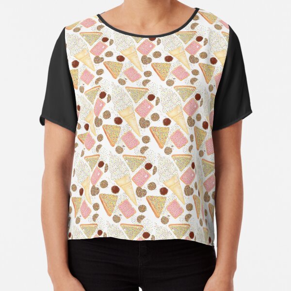 I Love You 100s and 1000s - White Chiffon Top