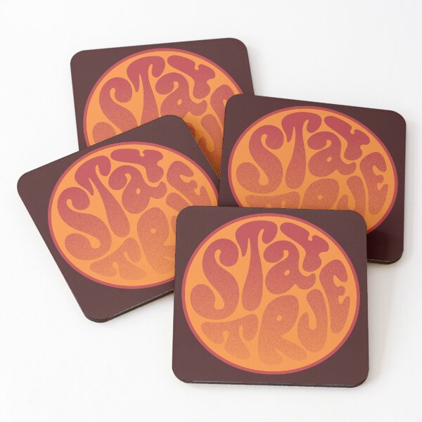Item preview, Stay True Retro Badge designed and sold by hyw-grphcs.