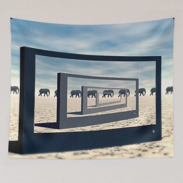 Item preview, Surreal Elephant Desert Scene designed and sold by Phil Perkins.