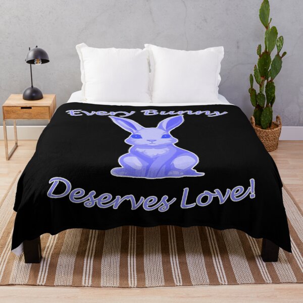 Item preview, Every Bunny Deserves Love - Blue designed and sold by LthrDaddyBear.