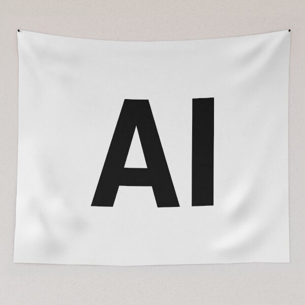 Item preview, AI - Artificial Intelligence (Black) designed and sold by STUDIO-72.