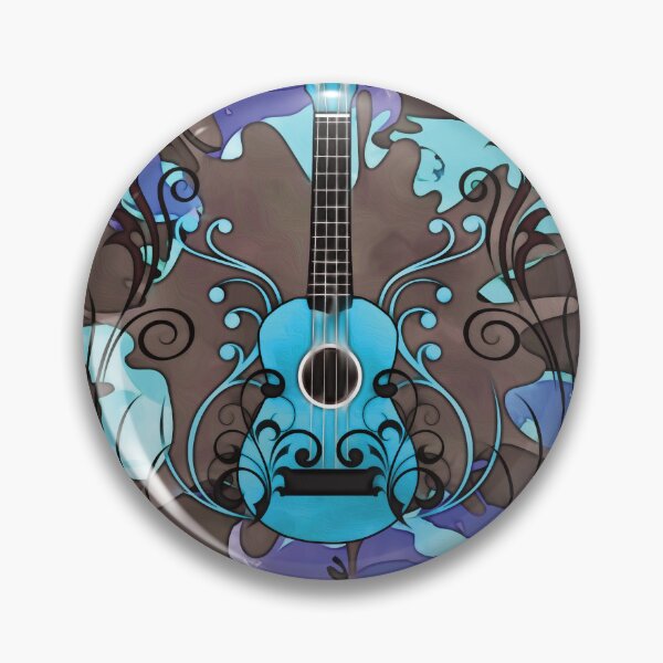 Item preview, Ukulele with splashes of color and embellishments designed and sold by piesdesignart.