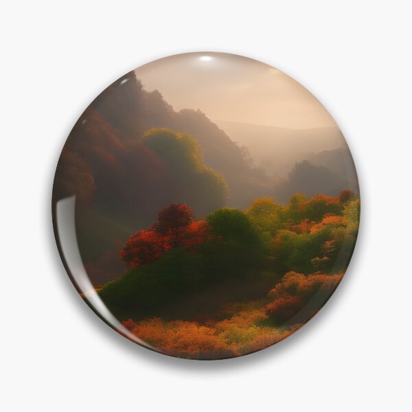 Item preview, Autumn Landscape in the late afternoon designed and sold by DreamyEscapism.