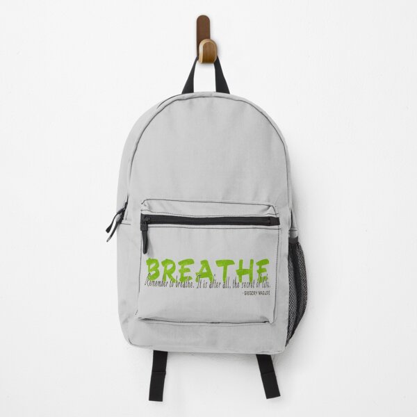 Item preview, Green "BREATHE" Secret of Life Saying designed and sold by Creation Station Boutique USA.