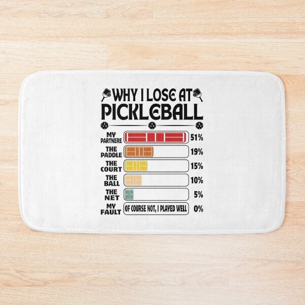 Item preview, Why I Lose At Pickleball Funny Pickleballer designed and sold by 1Designology1.