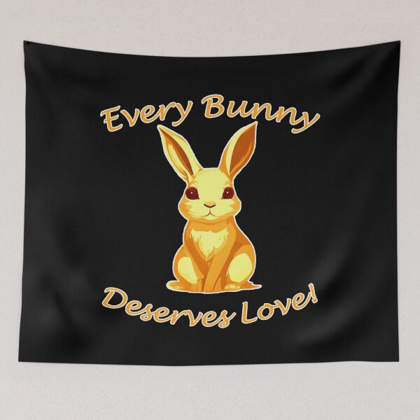 Item preview, Every Bunny Deserves Love - Orange designed and sold by LthrDaddyBear.