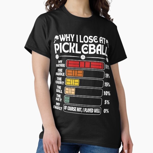 Item preview, Why I Lose At Pickleball Funny Pickleball Player designed and sold by 1Designology1.