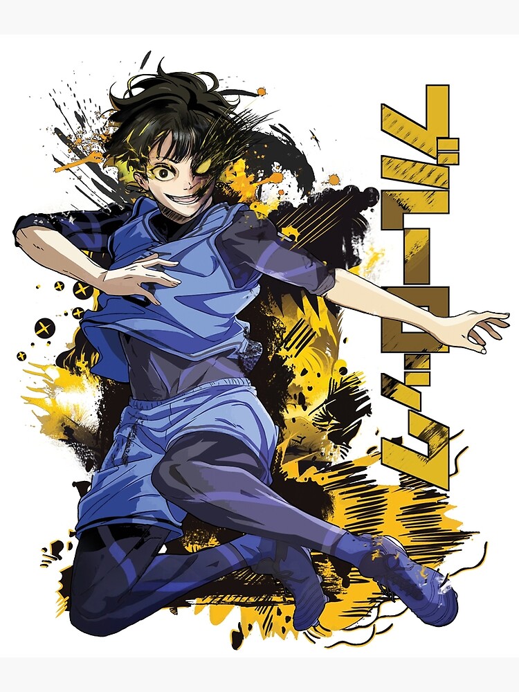 JIAHF Anime Poster Blue Lock Bachira Meguru Fanart Canvas Art