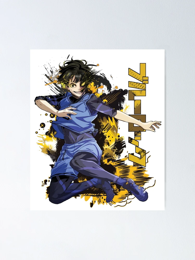 JIAHF Anime Poster Blue Lock Bachira Meguru Fanart Canvas Art