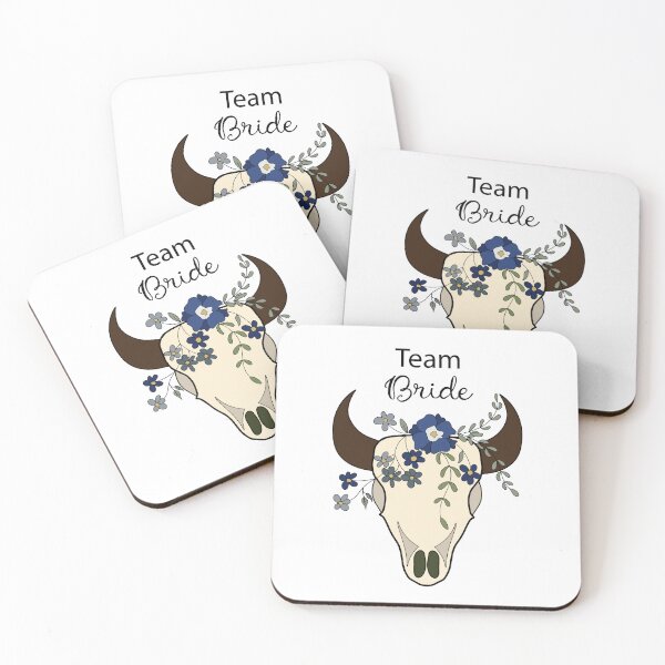 Item preview, Team Bride Bull Skull designed and sold by Ashlison.
