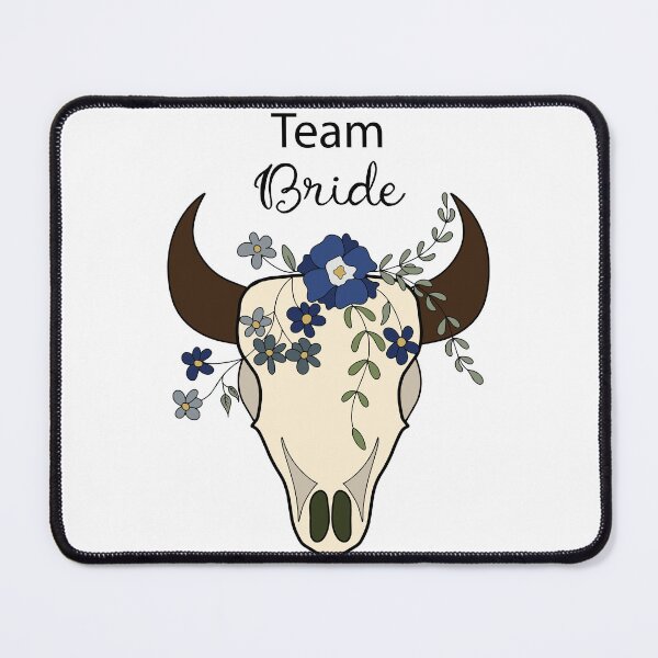 Item preview, Team Bride Bull Skull designed and sold by Ashlison.