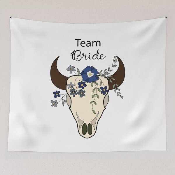 Item preview, Team Bride Bull Skull designed and sold by Ashlison.