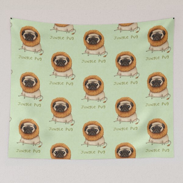 Item preview, Jungle Pug designed and sold by SophieCorrigan.