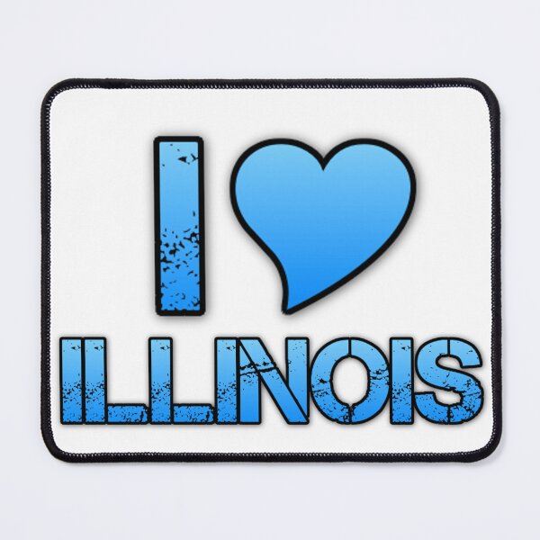 Item preview, I Love Illinois - Skate Style designed and sold by ImgByLili.