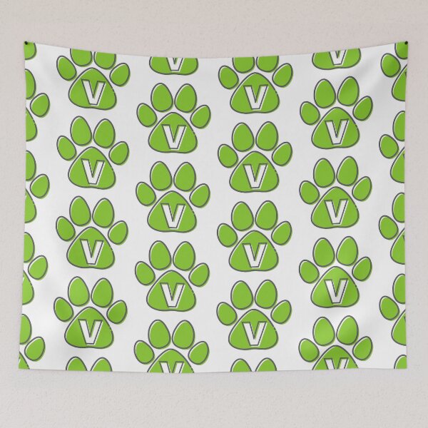 Item preview, Green Paw Monogram V designed and sold by Coffee Lifestyle.