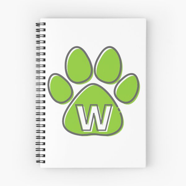 Item preview, Green Paw Monogram W designed and sold by Lyssarien.