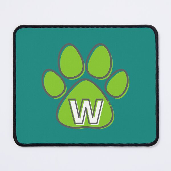 Item preview, Green Paw Monogram W designed and sold by Coffee Lifestyle.
