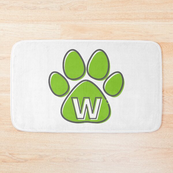 Item preview, Green Paw Monogram W designed and sold by Coffee Lifestyle.