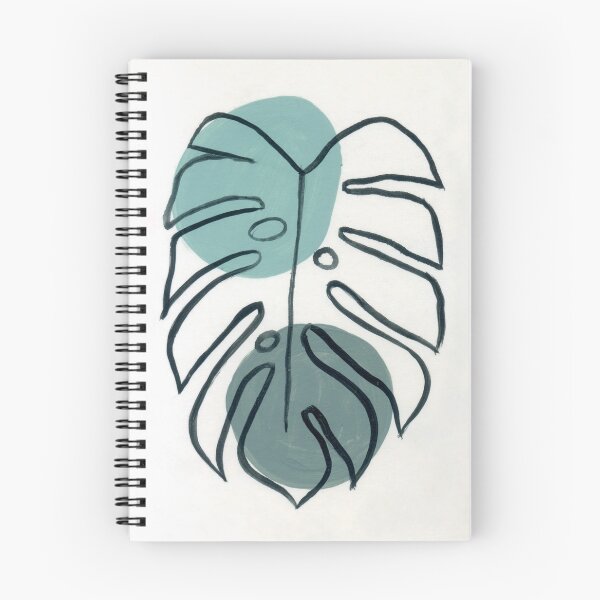 Item preview, Monstera Leaf Hand Painted Line Art designed and sold by AnDesign20.