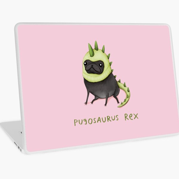 Pugosaurus Rex Laptop Skin
