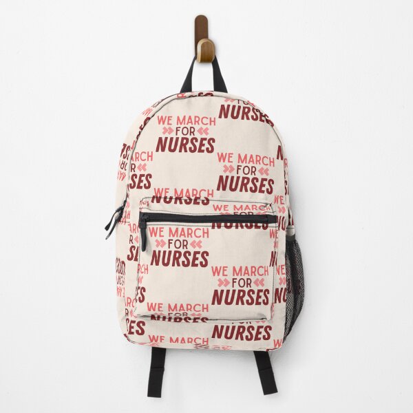 Item preview, We March for Nurses | Nurses on Strike | Nursing designed and sold by DesignsRN.