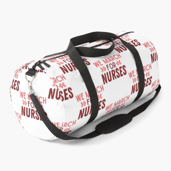 Item preview, We March for Nurses | Nurses on Strike | Nursing designed and sold by DesignsRN.