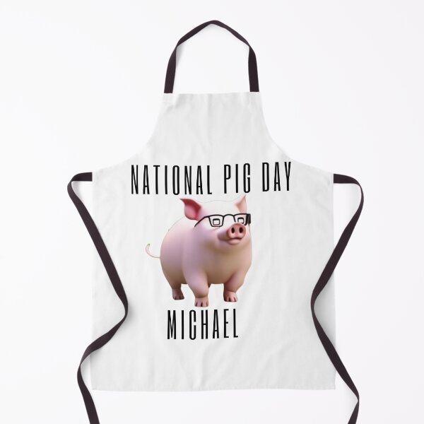Item preview, Michael Piggy Party National Pig Day designed and sold by leshewle.