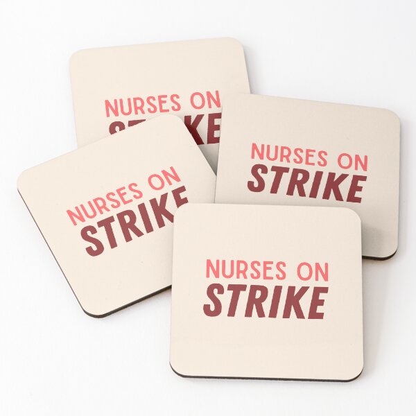 Item preview, Nurses on Strike | We March for Nurses | Nursing designed and sold by DesignsRN.