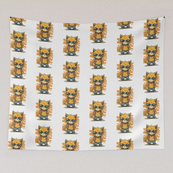 Item preview, Copy of Copy of Copy of Copy of cat looking at sunset.A cat watching the sunset. Cat lover art, cats snuggling in love, gift for wife designed and sold by Sophistical.