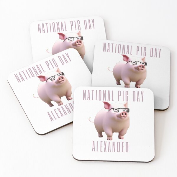 Item preview, Alexander Piggy Party National Pig Day designed and sold by leshewle.