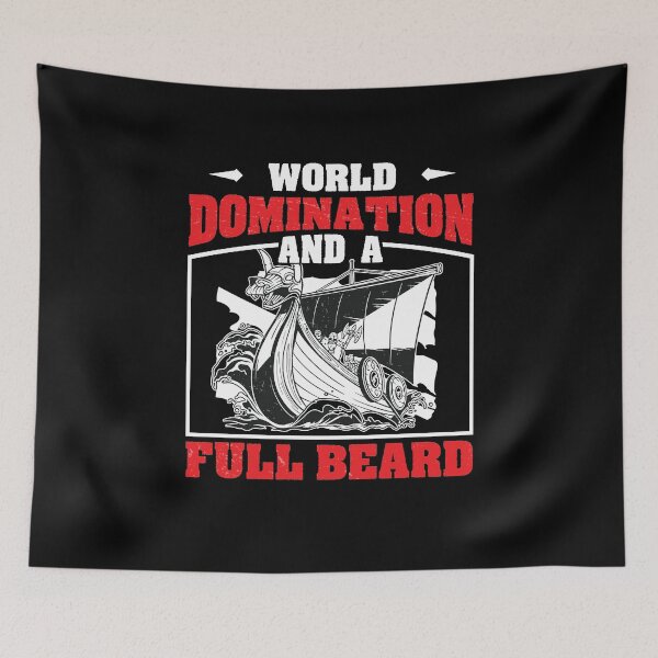 Item preview, Viking World Domination And A Full Beard Jomsviking designed and sold by StrongShirts.