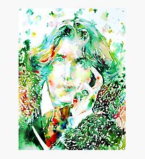 OSCAR WILDE watercolor portrait.2 Photographic Print