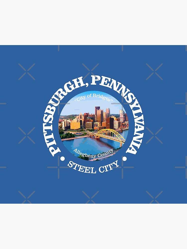 Thumbnail 6 of 6, Throw Blanket, Pittsburgh (cities) designed and sold by curranmorgan.