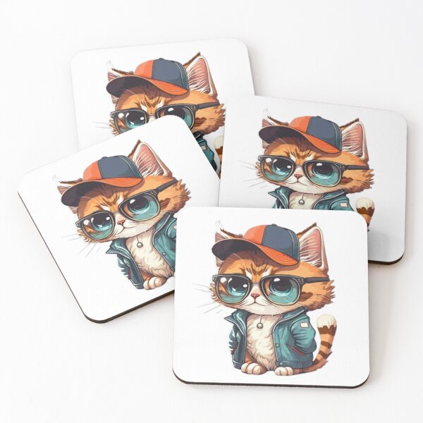 Item preview, Copy of Copy of Copy of Copy of Copy of cat looking at sunset.A cat watching the sunset. Cat lover art, cats snuggling in love, gift for wife designed and sold by Sophistical.