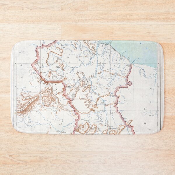 Item preview,  Guyana - Vintage Guyana Map designed and sold by TeeARTHY.