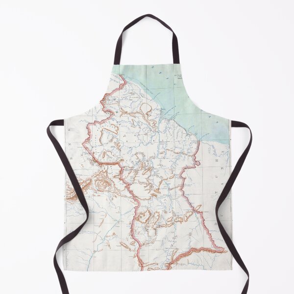 Item preview,  Guyana - Vintage Guyana Map designed and sold by TeeARTHY.